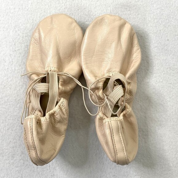 Capezio Soft Ballet Dance Shoes Split Sole Blush Pink Womens size 8.5W - Picture 2 of 7